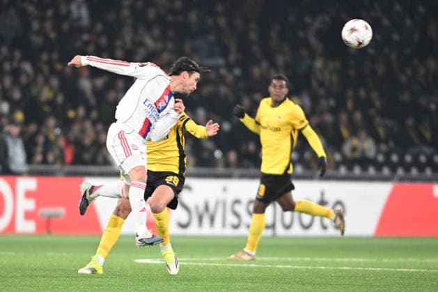 BERN, SWITZERLAND - JANUARY 22: Nicolas Tagliafico of Olympique Lyonnais in action during the UEFA Europa League 2025 26 League Phase MD7 match between BSC Young Boys and Olympique Lyonnais at Stadion Wankdorf on January 22, 2026 in Bern, Switzerland. Bern Stadion Wankdorf Bern Switzerland Copyright: xJustPictures.ch ManuelxWinterbergerx jp-en-EuSpIm-MWI_6687