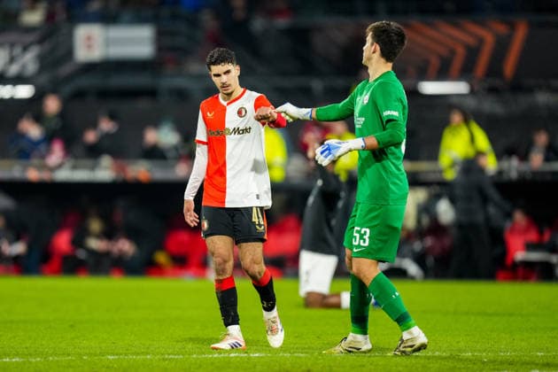 UEFA Europa League: Feyenoord v SK Sturm Graz Rotterdam - Shaqueel van Persie of Feyenoord during the seventh match of the UEFA Europa League 2025 2026. The match is set between Feyenoord and SK Sturm Graz at Stadion Feijenoord De Kuip on 22 January 2026 in Rotterdam, The Netherlands. Copyright: xYannickxVerhoevenx