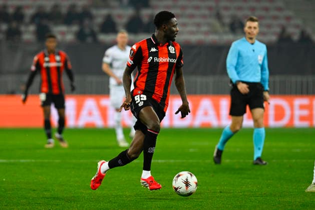 FOOTBALL : OGC Nice VS - Go Ahead Eagles - UEFA Europa League - 22 01 2025 Salis Abdul Samed (OGC Nice) - UEFA Europa League match between OGC Nice and Go Ahead Eagles on January 22, 2026 at the Allianz Riviera Stadium in Nice. NiceFrance  Copyright: xWilliamxCannarellax
