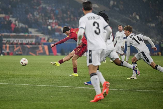 Salzburg, Österreich 22. Januar 2026: Europa League - 2025 2026 - RB Salzburg vs. FC Basel Im Bild: Kerim Alajbegovic (RB) macht das Tor zum 2:0 Red Bull Arena