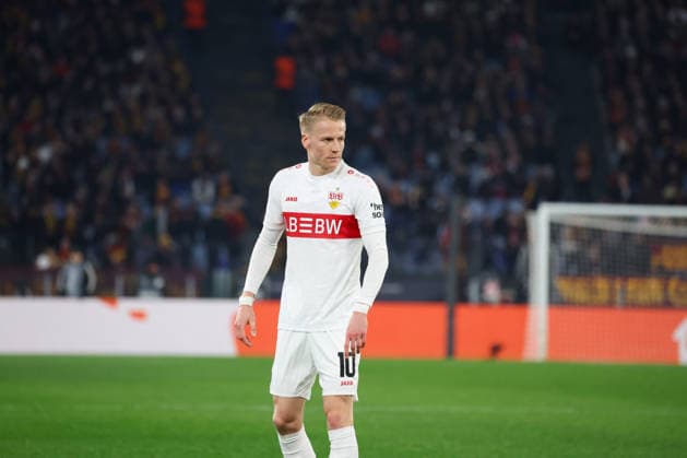 Roma vs Stoccarda Chris Fuhrich (VfB Stuttgart) During the 2025 26 Europa League football match between Roma and Stuttgart on January 22, 2026 at the Stadio Olimpico in Rome. Photo: Roma stadio Olimpico Roma Italia Copyright: xFABIOxSASSOxFabioxSassox Roma Stoccarda2026_01_22Fabio Sasso4637