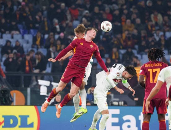 Roma vs Stoccarda Evan Ferguson (AS Roma) During the 2025 26 Europa League football match between Roma and Stuttgart on January 22, 2026 at the Stadio Olimpico in Rome. Photo: Roma stadio Olimpico Roma Italia Copyright: xFABIOxSASSOxFabioxSassox Roma Stoccarda2026_01_22Fabio Sasso4746