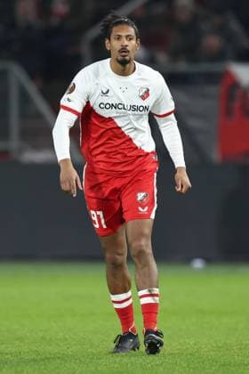 UTRECHT , 22-01-2026 , stadium Galgenwaard , season 2025 2026 , UEFA Europa League football , League phase matchday 7 , match between FC Utrecht and KRC Genk , Pictures shows , FC Utrecht player Sebastian Haller Utrecht - Genk  x201002366x Copyright: