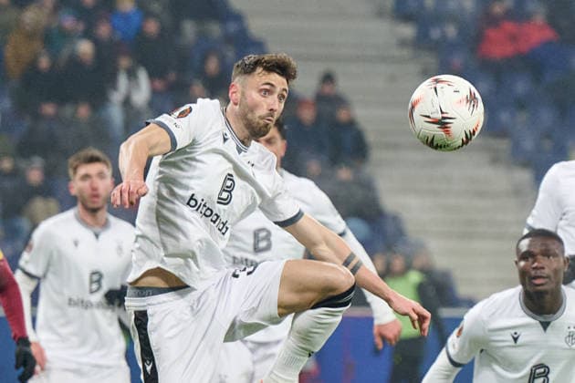 Salzburg, Österreich 22. Januar 2026: Europa League - 2025 2026 - RB Salzburg vs. FC Basel Im Bild: Dominik Schmid (FCB) Red Bull Arena