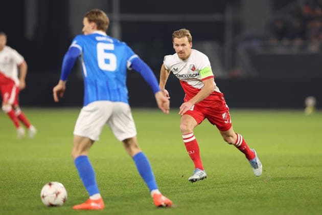 Dani de Wit of FC Utrecht during the match FC Utrecht vs KRC Genk at the De Galgenwaard for the UEFA Europa League season 2025-2026 in UTRECHT, Netherlands on 22 january 2026, (photo by Peter Lous EYE4images DeFodi Images) -
