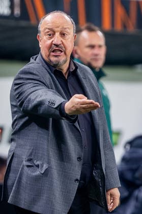 FERENCVAROS - PANATHINAIKOS Head coach of Panathinaikos Rafael Rafa Benitez during the league phase of UEFA Europa league football match between Ferencvarosi TC and Panathinaikos FC. Groupama Arena, Ferencvaros Arena, Budapest, Hungary, January 22, 2026. Photo by Branislav Racko Copyright: xx 080A6995