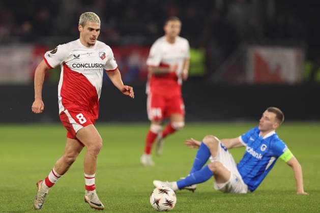 Can Bozdogan of FC Utrecht during the match FC Utrecht vs KRC Genk at the De Galgenwaard for the UEFA Europa League season 2025-2026 in UTRECHT, Netherlands on 22 january 2026, (photo by Peter Lous EYE4images DeFodi Images) -