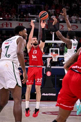 Marko Guduric EA7 Emporio Armani Olimpia Milano - Zalgiris Kaunas Euroleague 2025 2026 Milano, 22 01 2026 Foto ClaudioDegaspari Ciamillo-Castoria  Copyright: xClaudioxDegasparix