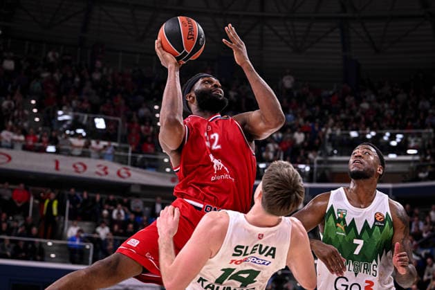Josh Nebo EA7 Emporio Armani Olimpia Milano - Zalgiris Kaunas Euroleague 2025 2026 Milano, 22 01 2026 Foto ClaudioDegaspari Ciamillo-Castoria  Copyright: xClaudioxDegasparix