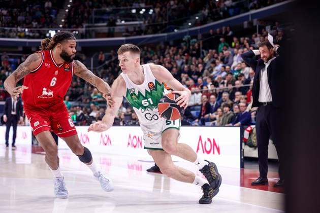 Arnas Butkevicius EA7 Emporio Armani Olimpia Milano - Zalgiris Kaunas EuroLeague 2025 2026 Milano, 23 01 2026 Foto AlessiaDoniselli Ciamillo-Castoria  Copyright: xAlessiaxDonisellix