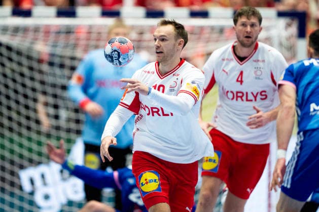 Men s Handball European Championship, EM, Europameisterschaft Denmark - France Denmark s Mathias Gidsel in action during the men s handball match between Denmark and France in EHF Euro 2026 Group B at Jyske Bank Boxen in Herning, Thursday, January 22, 2026. (Photo: Bo Amstrup Ritzau Scanpix) , Herning Denmark Mors Copyright: BoxAmrstrupx xRitzauxScanpix BoxAmstrupx spdk20260122-230411-L