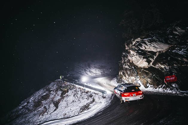 AUTO - WRC, Motorsport Rallye, WM - MONTE CARLO 2026 56 VON THURN UND TAXIS Albert (ger), HAIN Jara (ger), Albert von Thurn und Taxis, Skoda Fabia RS, RC2 Rally2, action during the 2026 Rallye Automobile Monte Carlo, 1st round of the 2026 WRC World Rally Car Championship, from January 22 to 25, 2026 at Gap, France - GapFrance  Copyright: xDamienxSaulnierx
