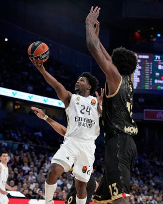 REAL MADRID v AS MONACO. EUROLEAGUE 2025 2026. REGULAR SEASON. ROUND 24. Real Madrid s Andres Feliz during Euroleague Regular Season Round 24 match. January 22, 2026. (ALTERPHOTOS Acero) MadridSpain  Copyright: xAcerox