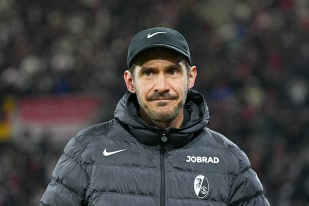 Julian Schuster (SC Freiburg, Trainer) , Deutschland, Fussball, UEFA Europa League, 7.Spieltag, Ligaphase, 2025 2026, SC Freiburg vs. Maccabi Tel Aviv, 22.01.2026, Europa-Park Stadion, Freiburg, Deutschland Freiburg Europa-Park Stadion Baden-Württemberg Deutschland Copyright: xArnexAmbergx