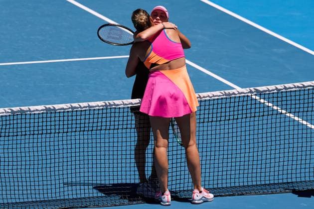 Aryna Sabalenka and Anastasia Potapova of Austria Australian Open tennis tournament, Day Six, Melbourne Park, Australia - 23 Jan 2026Melbourne Melbourne Park Victoria (VIC) Australia  Copyright: xRachelxBach Shutterstockx 16380457av