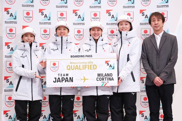 (L-R) Sara Takanashi, Yuki Ito, Nozomi Maruyama, Yuka Seto (JPN), SAJMasahiko Harada, JANUARY 23, 2026 - Ski jumping, Skispringen, Ski, nordisch : press conference, PK, Pressekonferenz announcing the Japan representatives for the Milano Cortina 2026 Olympic Winter games, Winterspiele,Spiele, Summer games during FIS Ski Jumping World Cup Women s Individual Large Hill in Sapporo, Hokkaido, Japan. Noxthirdxpartyxsales  aflo_317075828