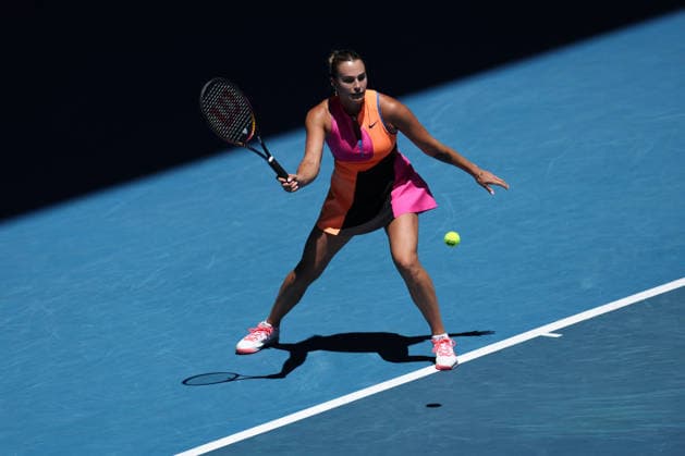Aryna Sabalenka during her third round match Australian Open tennis tournament, Day Six, Melbourne Park, Australia - 23 Jan 2026Melbourne Melbourne Park Victoria (VIC) Australia  Copyright: xEllaxLing Shutterstockx 16380452an