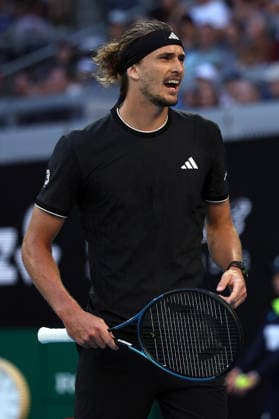 Alexander Zverev during his third round match Australian Open tennis tournament, Day Six, Melbourne Park, Australia - 23 Jan 2026Melbourne Melbourne Park Victoria (VIC) Australia  Copyright: xEllaxLing Shutterstockx 16380452dc