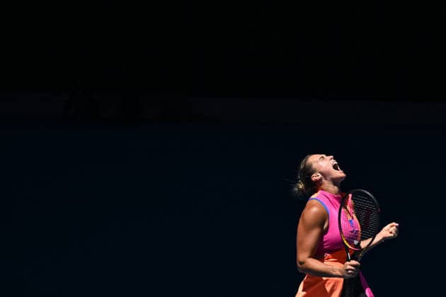 Australian Open - Melbourne Aryna Sabalenka (RUS) during her third round match at the 2026 Australian Open at Melbourne Park in Melbourne, AUSTRALIA, on January 23, 2026. Photo by Corinne Dubreuil ABACAPRESS.COM Melbourne Australia  Copyright: xDubreuilxCorinne ABACAx