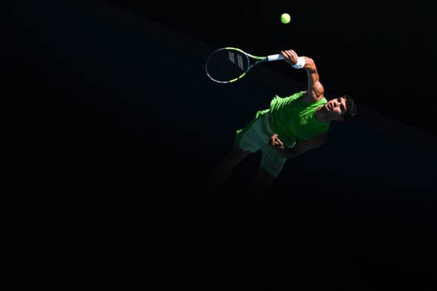 Australian Open - Melbourne Carlos Alcaraz (ESP) during his third round match at the 2026 Australian Open at Melbourne Park in Melbourne, AUSTRALIA, on January 23, 2026. Photo by Corinne Dubreuil ABACAPRESS.COM Melbourne Australia  Copyright: xDubreuilxCorinne ABACAx