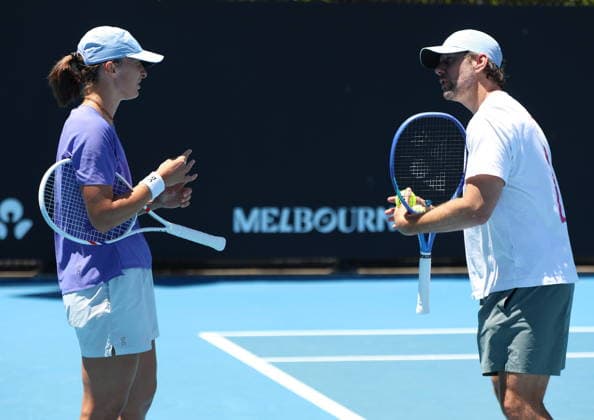TENIS AUSTRALIAN OPEN 2026 23012026 N Z IGA SWIATEK I WIM FISSETTE NA TRENINGU PODCZAS AUSTRALIAN OPEN W MELBOURNE MARCIN CHOLEWINSKI NEWSPIX.PL TENIS AUSTRALIAN OPEN 2026 23012026 IGA SWIATEK AND COACH WIM FISSETTE DURING PRACTISE SESSION IN AUSTRALIAN OPEN IN MELBOURNE NEWSPIX.PL --- newspix.pl POLAND OUT! 