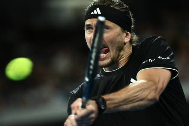 TENNIS AUSTRALIAN OPEN, Alexander Zverev of Germany in action during the Men™s 3rd round match against Cameron Norrie of Great Britian on day 6 of the 2026 Australian Open tennis tournament at Melbourne Park in Melbourne, Wednesday, January 22, 2026. ( NO ARCHIVING MELBOURNE VICTORIA AUSTRALIA  Copyright: xJOELxCARRETTx 20260123197534852521