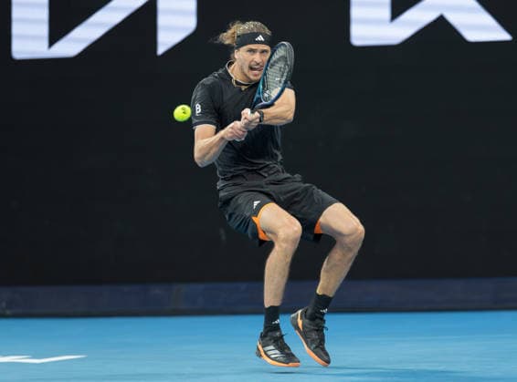 Alexander Zverev (GER), Australian Open 2026, Melbourne Park, Melbourne, Victoria, Australia. Copyright: xJuergenxHasenkopfx