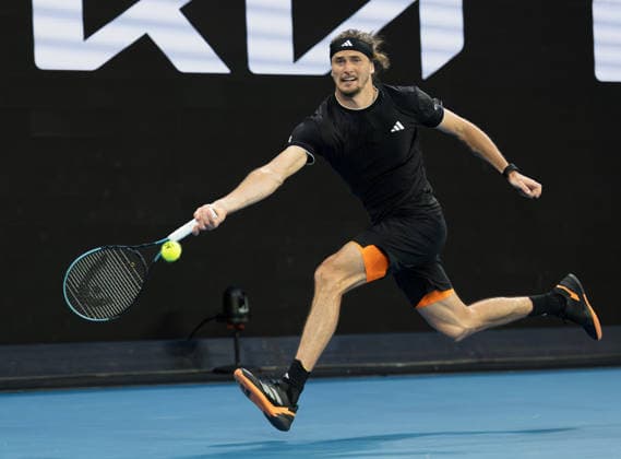Alexander Zverev (GER), Australian Open 2026, Melbourne Park, Melbourne, Victoria, Australia. Copyright: xJuergenxHasenkopfx