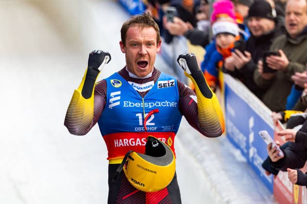 23.01.2026, GER, Rennrodeln, Saison 25 26, Männer, 7.Eberspaecher Rodel Weltcup 1.Mixed-Event Europameisterschaft presented by Skechers, 2.Rennlauf Finallauf Felix Loch (GER) 98559 Oberhof LOTTO Thüringen EISARENA Oberho Thüringen Deutschland *** 23 01 2026, GER, Luge, Season 25 26, Men, 7 Eberspaecher Luge World Cup 1 Mixed Event European Championship presented by Skechers, 2 Race Final Felix Loch GER 98559 Oberhof LOTTO Thüringen EISARENA Oberho Thüringen Germany