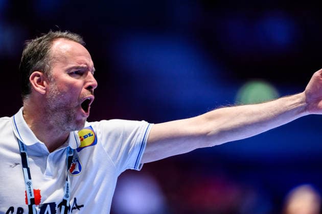 260123 Head coach Dagur Sigurdsson of Croatia during the EHF European Handball Championship main round match between Iceland and Croatia on January 23, 2026 in Malmö. Photo: Petter Arvidson BILDBYRAN kod PA PA1134 handball handboll handball handbolls-em 2026 croatia kroatien island iceland ehf european handball championship bbeng grappa33 Copyright: PETTERxARVIDSON BB260123PA027