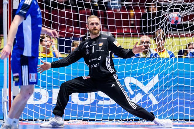 260123 Goalkeeper Bjorgvin Pall Gustavsson of Iceland during the EHF European Handball Championship main round match between Iceland and Croatia on January 23, 2026 in Malmö. Photo: Petter Arvidson BILDBYRAN kod PA PA1134 handball handboll handball handbolls-em 2026 croatia kroatien island iceland ehf european handball championship bbeng grappa33 Copyright: PETTERxARVIDSON BB260123PA028