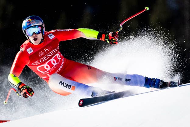 ALPINE SKIING - FIS WC Kitzbuehel KITZBUEHEL,AUSTRIA,23.JAN.26 - ALPINE SKIING - FIS World Cup, Hahnenkamm-race, Super G, men. Image shows Marco Odermatt (SUI).  GEPAxpictures xWolfgangxGrebien
