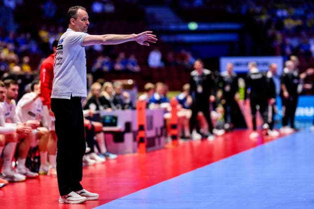 260123 Head coach Dagur Sigurdsson of Croatia during the EHF European Handball Championship main round match between Iceland and Croatia on January 23, 2026 in Malmö. Photo: Petter Arvidson BILDBYRAN kod PA PA1134 handball handboll handball handbolls-em 2026 croatia kroatien island iceland ehf european handball championship bbeng grappa33 Copyright: PETTERxARVIDSON BB260123PA030