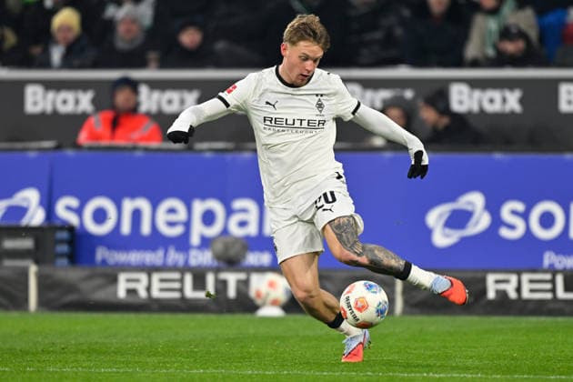 Moenchengladbach, Borussia Park, 11.01.26, GER, Herren, 1.Bundesliga, Saison 2025-2026, Borussia Moenchengladbach - FC Augsburg Bild: Luca NETZ (Gladbach) DFL regulations prohibit any use of photographs as image sequences and or quasi-video. Nordrhein-Westfalen Deutschland