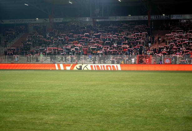Fußball, Frauen, Saison 2025 2026, Google Pixel Frauen-Bundesliga (15. Spieltag), 1. FC Union Berlin - Bayer 04 Leverkusen, Fans von Union, 23.01. 2026, Copyright: xMatthiasxKochx