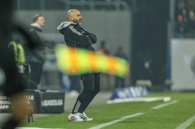 GER, Darmstadt, SV Darmstadt 98 vs 1. FC Nürnberg, 2. Bundesliga, Fussball, DFB, Spielzeit 2025 2026, Merck-Stadion am Böllenfalltor, 19. Spieltag im Bild: Javier Pinola (CO-Trainer 1. FC Nürnberg) DFB DFL REGULATIONS PROHIBIT ANY USE OF PHOTOGRAPHS AS IMAGE SEQUENCES AND OR QUASI-VIDEO, 23.01.2026