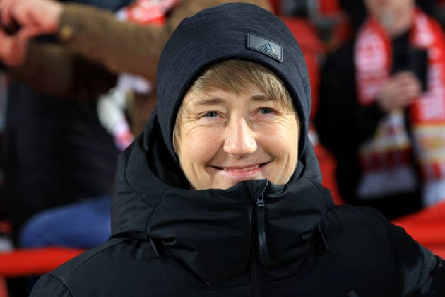 DEU, 2.BL, Frauen, 1.FC Union vs. Bayer Leverkusen, 23.01.2026, Stadion Alte Foersterei, Berlin, DEU, 2.BL, Frauen, 1.FC Union vs. Bayer Leverkusen, im Bild: Cheftrainerin Ailien Poese (1.FC Union Berlin) DFL - regulations prohibit any use of Photographs as image sequences and or quasi-video