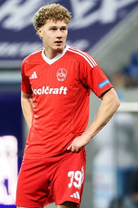 23.01.2026, xtvx, Fussball 2.Bundesliga, SV Darmstadt 98 - 1.FC Nürnberg v.l. Piet Scobel (1. FC Nuernberg) Portrait (DFL DFB REGULATIONS PROHIBIT ANY USE OF PHOTOGRAPHS as IMAGE SEQUENCES and or QUASI-VIDEO) Darmstadt