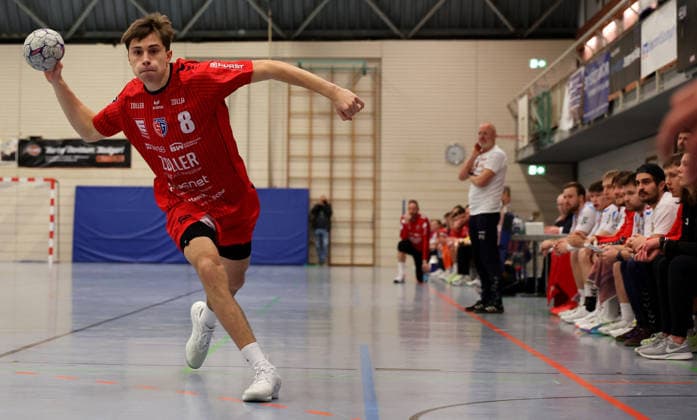 23.01.2026, Deutschland, Korntal-Münchingen, Handball Benefizspiel, SG BBM Bietigheim vs. Fivers WAT Margareten, Alen Hadzimuhamedovic (Bietigheim)