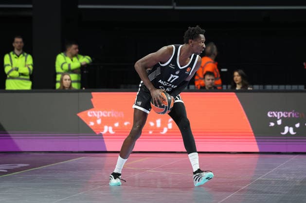 Isaac Bonga (Partizan Mozzart Bet Belgrad, 17), GER, Partizan Mozzart Bet Belgrad vs. Hapoel IBI Tel Aviv, Basketball, Euroleague, 24. Spieltag, Saison 2025 2026, 23.01.2026, 13.11.2025, GER, Partizan Mozzart Bet Belgrad vs. Hapoel IBI Tel Aviv, Basketball, Euroleague, 24. Spieltag, Saison 2025 2026, 23.01.2026 Muenchen Copyright: xEibner-Pressefoto JennixMaulx EP_JML