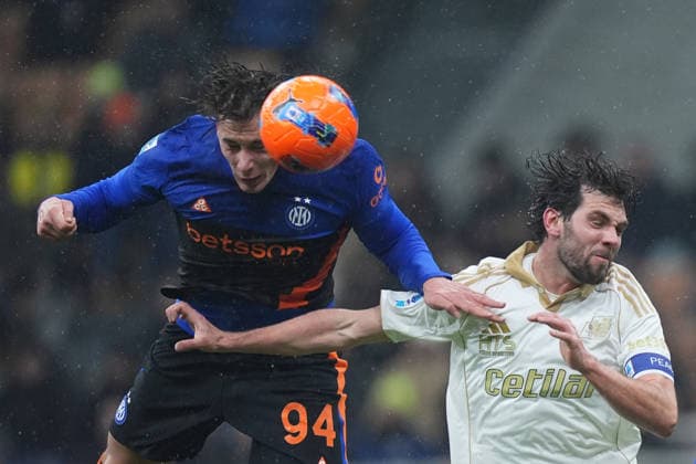 Inter Milan s Francesco Pio Esposito during the Serie A soccer match between Inter and Pisa at the San Siro Stadium in Milan , north Italy - Friday , January 23 , 2026. - Soccer .  Copyright: xSpada LaPressex