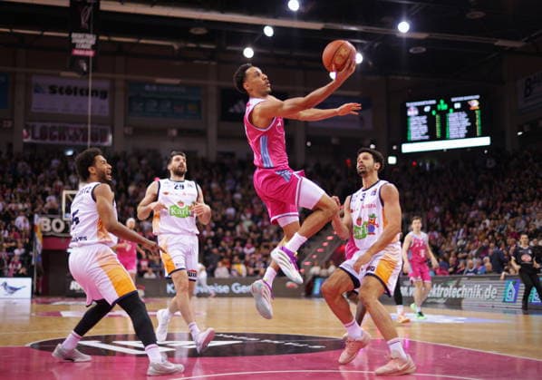 Joel Aminu Telekom Baskets Bonn vs. Rostock Seawolves 17. Speiltag - Saison 2025 26