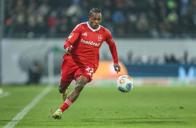 GER, Darmstadt, SV Darmstadt 98 vs 1. FC Nürnberg, 2. Bundesliga, Fussball, DFB, Spielzeit 2025 2026, Merck-Stadion am Böllenfalltor, 19. Spieltag im Bild: Mohamed Ali Zoma (1. FC Nürnberg 23) DFB DFL REGULATIONS PROHIBIT ANY USE OF PHOTOGRAPHS AS IMAGE SEQUENCES AND OR QUASI-VIDEO, 23.01.2026