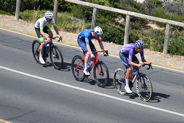 24-01-2026 Tour Down Under; Tappa 04 Brighton - Willunga; 2026, Jayco Aula; 2026, Australia; 2026, Groupama - Fdj United; Plapp, Lucas; Greenwood, Matthew; Cavagna, Remi; Aldinga Beach; 