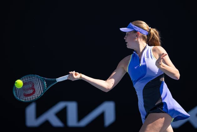 Mariella Thamm (GER), Maedchen Einzel, Girls Singles, Australian Open 2026, Melbourne Park, Melbourne, Victoria, Australia. Copyright: xJuergenxHasenkopfx