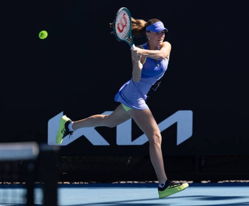 Mariella Thamm (GER), Maedchen Einzel, Girls Singles, Australian Open 2026, Melbourne Park, Melbourne, Victoria, Australia. Copyright: xJuergenxHasenkopfx