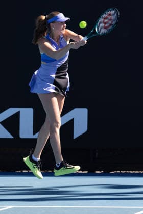 Mariella Thamm (GER), Maedchen Einzel, Girls Singles, Australian Open 2026, Melbourne Park, Melbourne, Victoria, Australia. Copyright: xJuergenxHasenkopfx