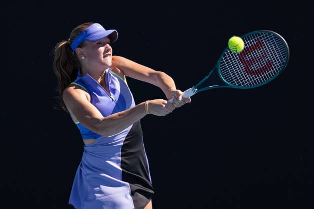 Mariella Thamm (GER), Maedchen Einzel, Girls Singles, Australian Open 2026, Melbourne Park, Melbourne, Victoria, Australia. Copyright: xJuergenxHasenkopfx