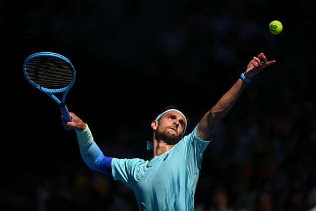 Australian Open - Melbourne Lorenzo Musetti (ITA) during his third round match at the 2026 Australian Open at Melbourne Park in Melbourne, Australia, on January 24, 2026. Photo by Corinne Dubreuil ABACAPRESS.COM Melbourne Australia  Copyright: xDubreuilxCorinne ABACAx