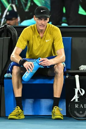 Australian Open - Melbourne Jannik Sinner (ITA) during his third round match at the 2026 Australian Open at Melbourne Park in Melbourne, Australia, on January 24, 2026. Photo by Corinne Dubreuil ABACAPRESS.COM Melbourne Australia  Copyright: xDubreuilxCorinne ABACAx
